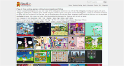 Desktop Screenshot of playallfreeonlinegames.com